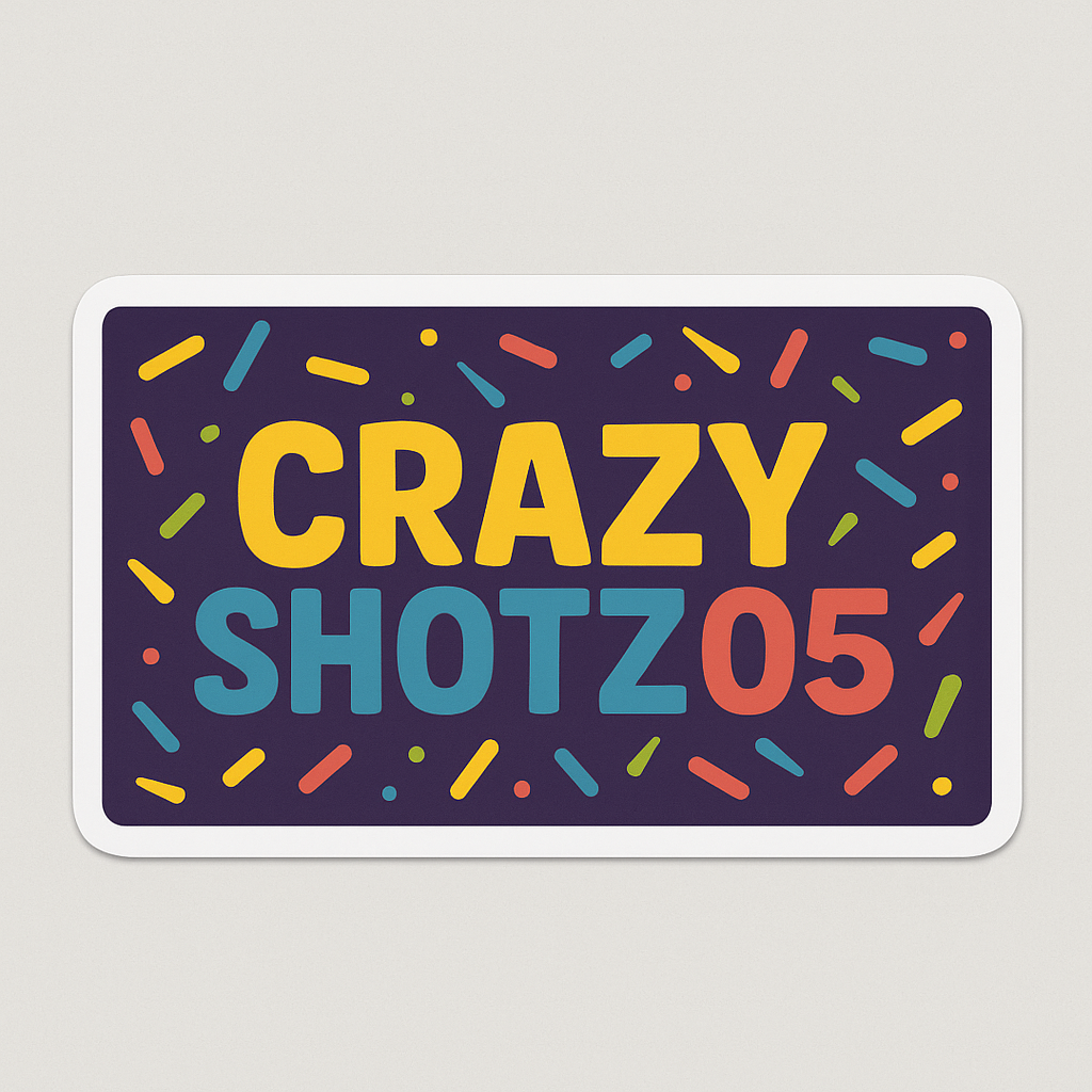 CRAZYSHOTZ sticker 3